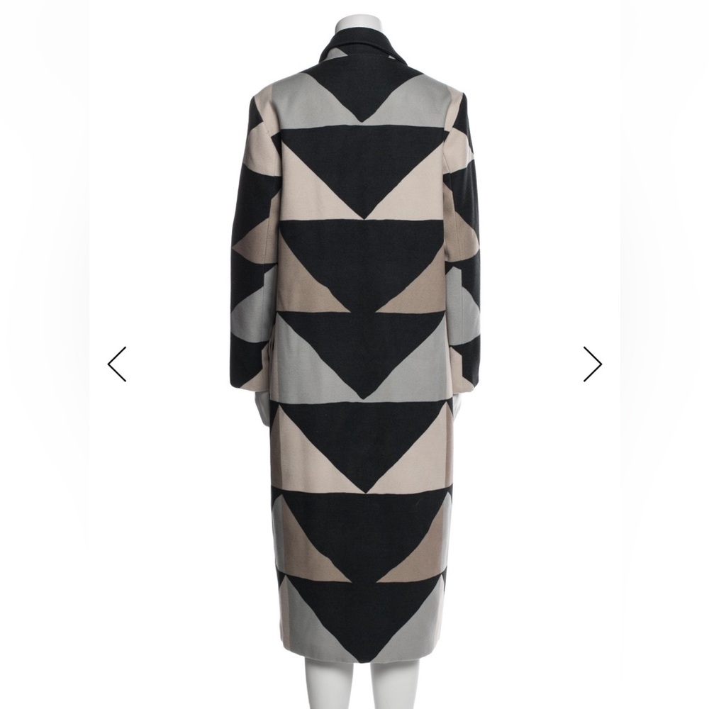 Mara Hoffman Color Block Neutral Car Coat small - Picture 10 of 17